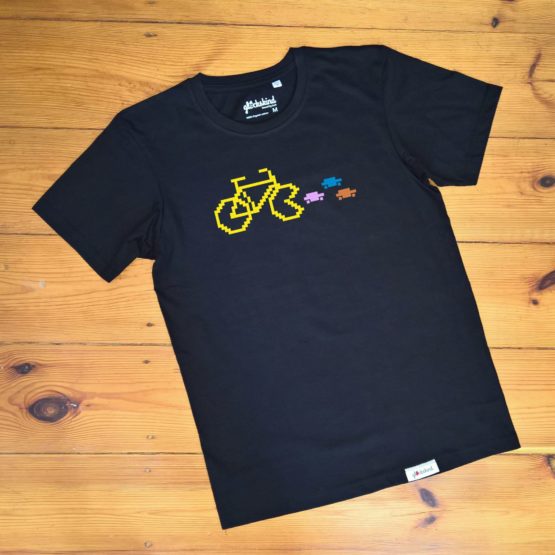 Retro Fahrrad Pacman T-Shirt