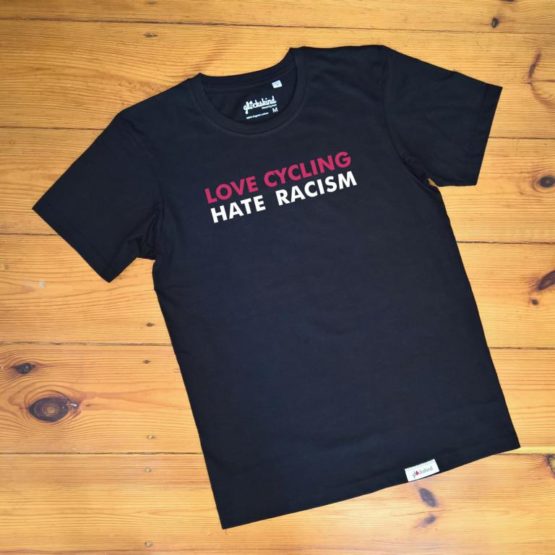 Love Cycling Hate Racism :: Fahrrad T-Shirt