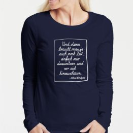 Und dann braucht man ja auch noch Zeit... Astrid Lindgren Langarm Shirt