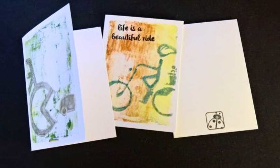 glckskind Fahrrad Minikarten Set of 3 - handgemacht