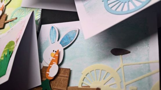 glckskind Minikarten Ostern handgemachtht