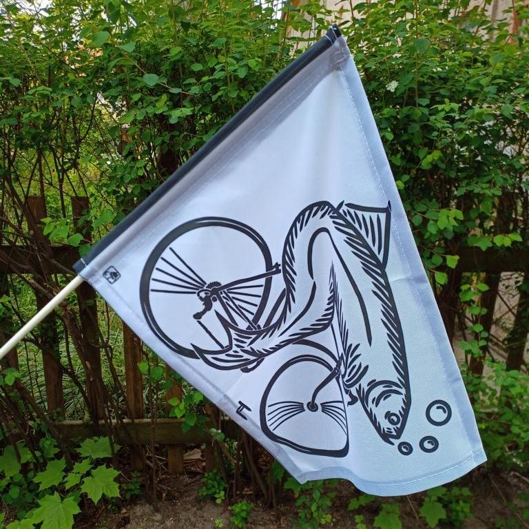 Reflektierende Drachenschwanz-Fahrradflagge,  Kinderfahrrad-Sicherheitsfahne, Fahrradanhänger-Flagge,  Fahrrad-Sichtbarkeitsfahne ohne Fahnenstangen - .de