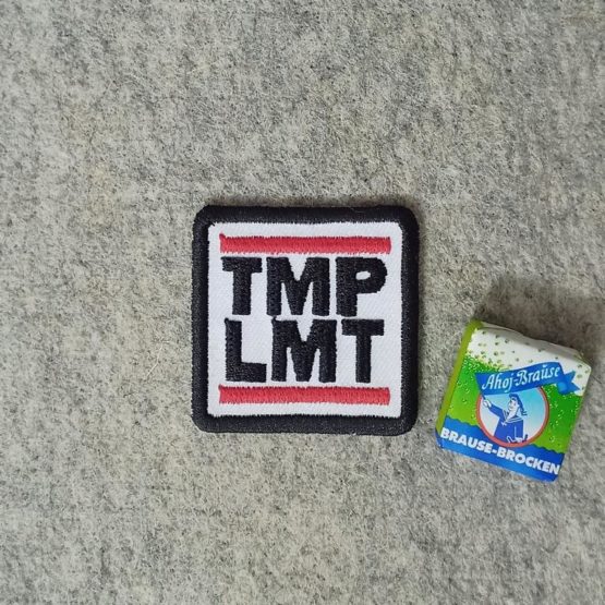 Patch, TMP LMT, weiss, schwarz, rot, Quadrat, S